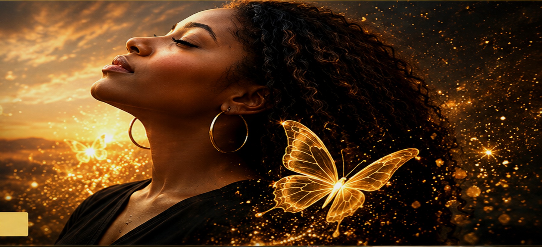 Woman embracing a new season
